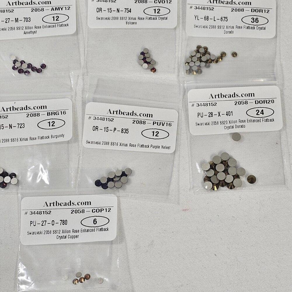 Swarovski Create Your Style Crystal Passions Lot Flat Back Rhinestones - Picture 4 of 7